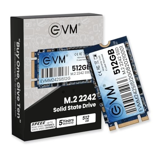 SATA Internal SSD - 512GB M.2 (2242)
