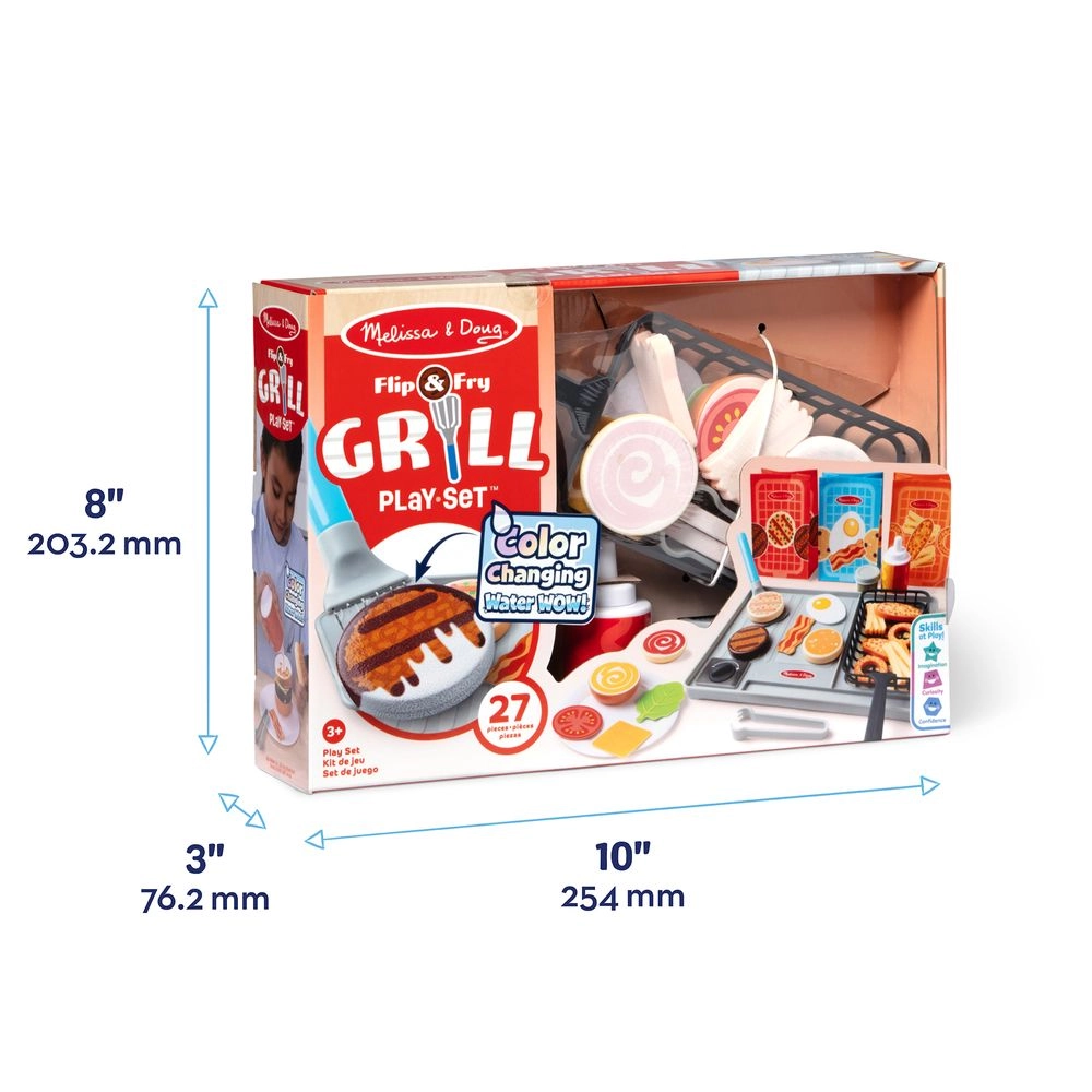 Flip & Fry Grill Play Set - 27 Pcs (622-SM_6074893)