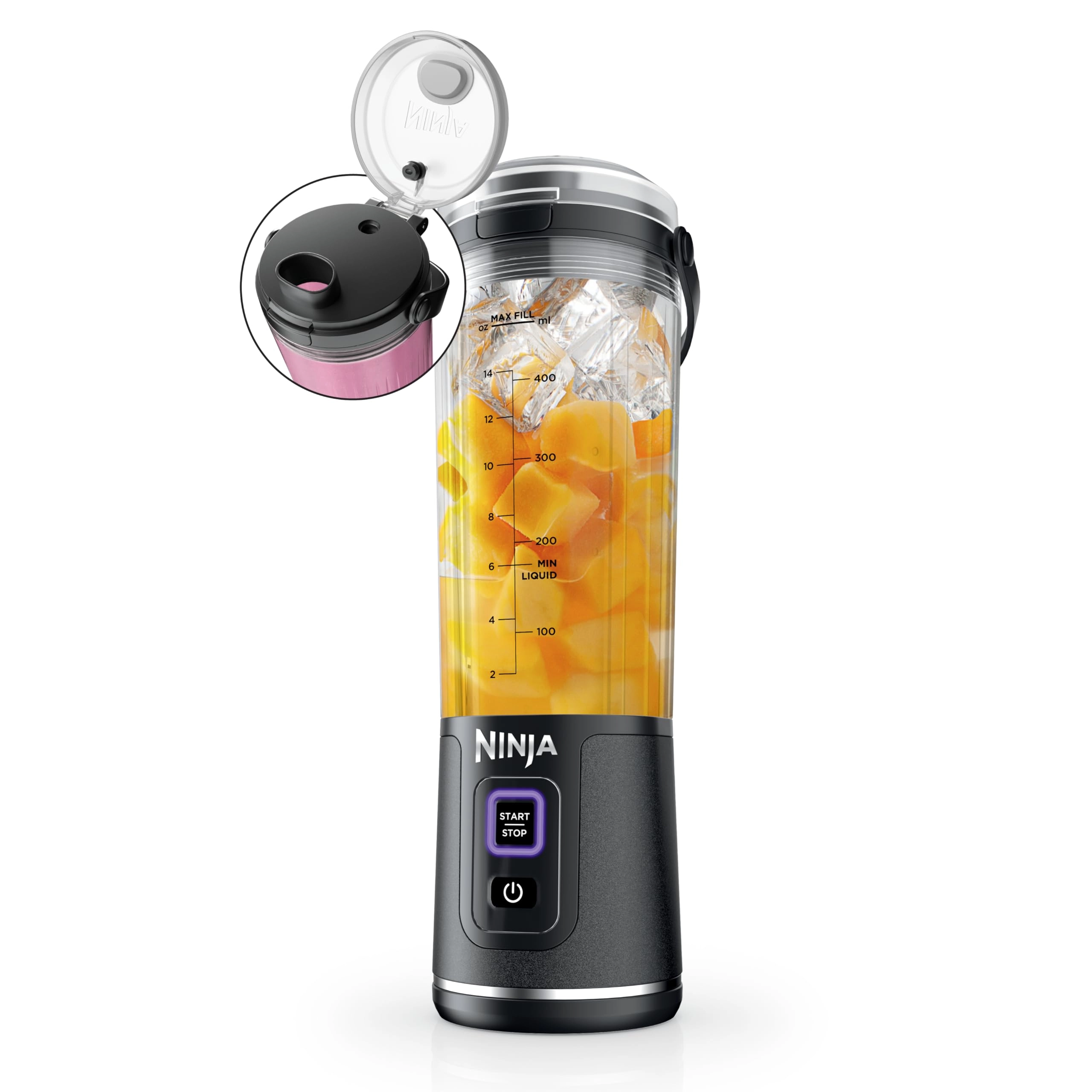SharkNinja Blast Portable Blender - 18oz Cordless USB-C Rechargeable