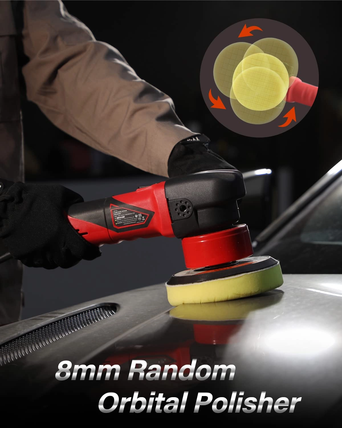 Dual Action Polisher - 850W 6-inch