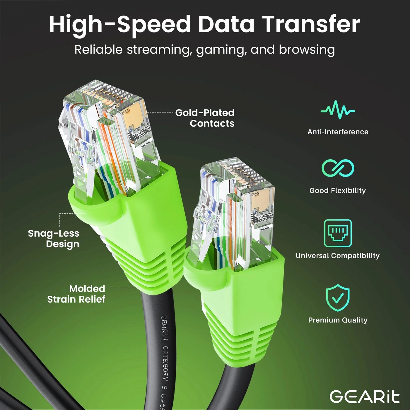 Cat6 Outdoor Ethernet Cable - 150 Feet
