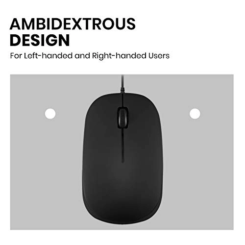 PERIMICE-201C Wired Optical Mouse - USB