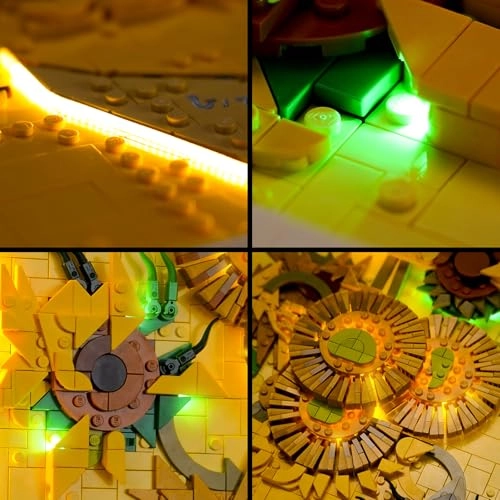 LED Light Set - 31215 Vincent van Gogh Sunflowers USB Battery