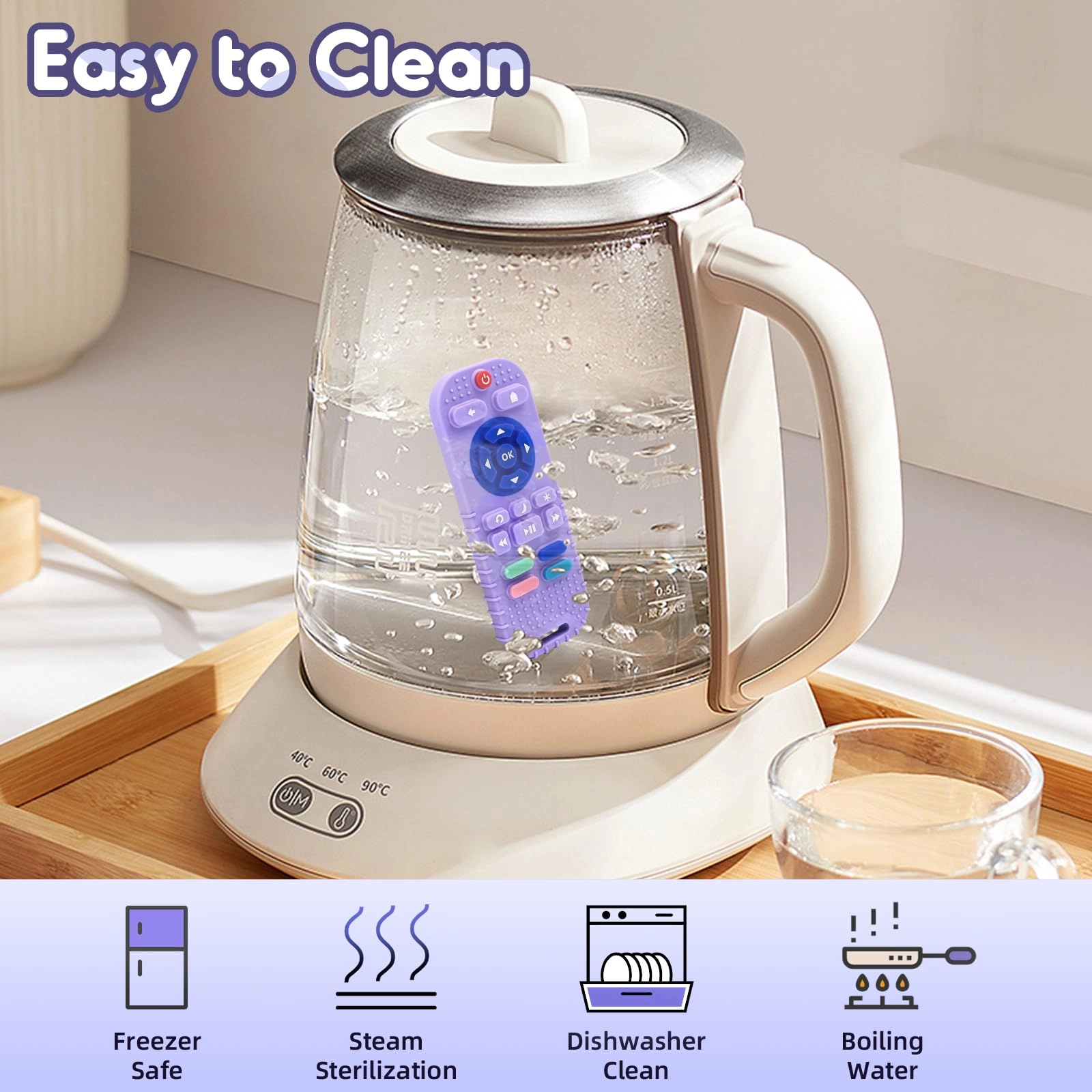 Remote Control Teether - Silicone