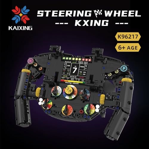 Car Steering Wheel Building Block Model - 833 pcs