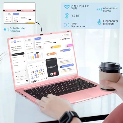 Laptop - 14'' Celeron N5095 8GB DDR4 256GB SSD