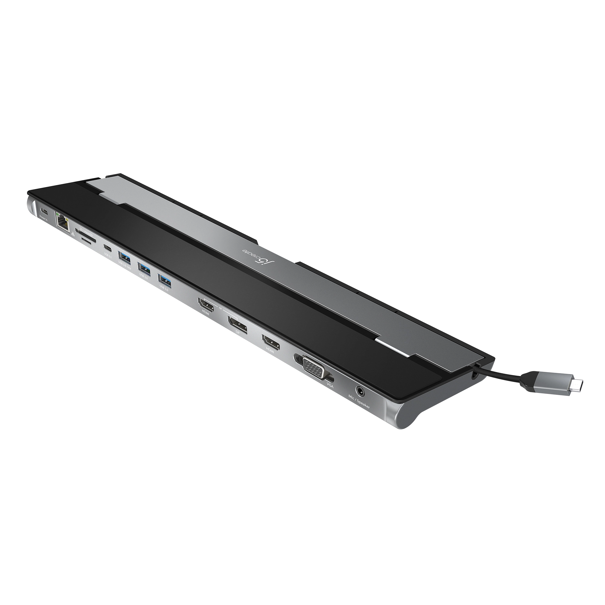 j5create JCD543 - USB-C Triple Display Docking Station 100W Power Delivery