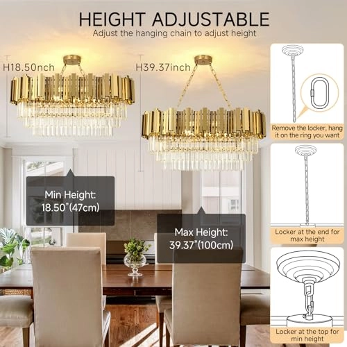 Crystal Chandelier - 60 to 100cm