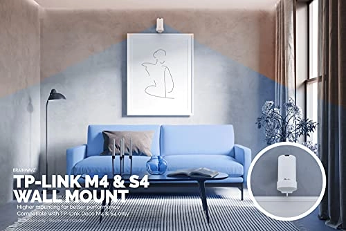 Adhesive Deco Wall Mount Holder - Single TP Link Deco M4 & S4