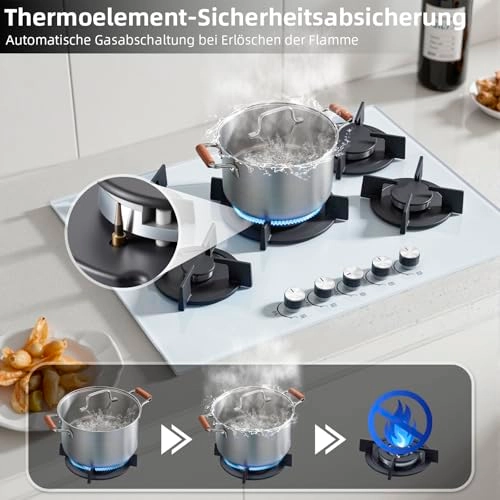 YY-GHE705C2W Gas hob