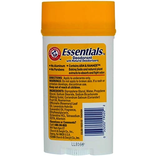 Essentials Natural Deodorant - Unscented 70 gram