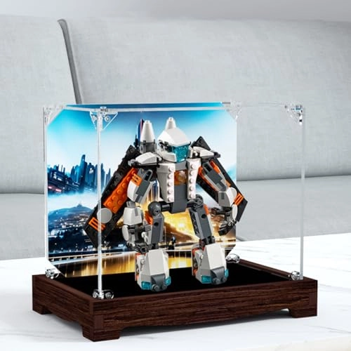 Figures Display Box - 25 x 15 x 20 cm Acrylic Dustproof Transparent