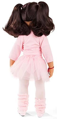 Hannah Poseable Doll - 19.5" Long Black Hair Extra Outfit (Denim Overalls, Shirt & Sandals)