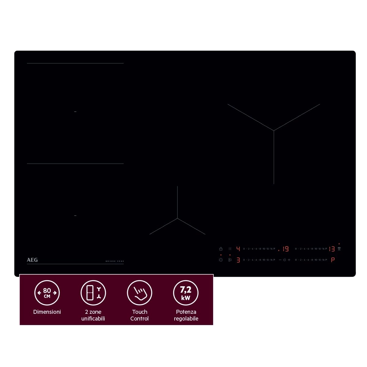 AEG Bridge 6000 949598354 Induction hob