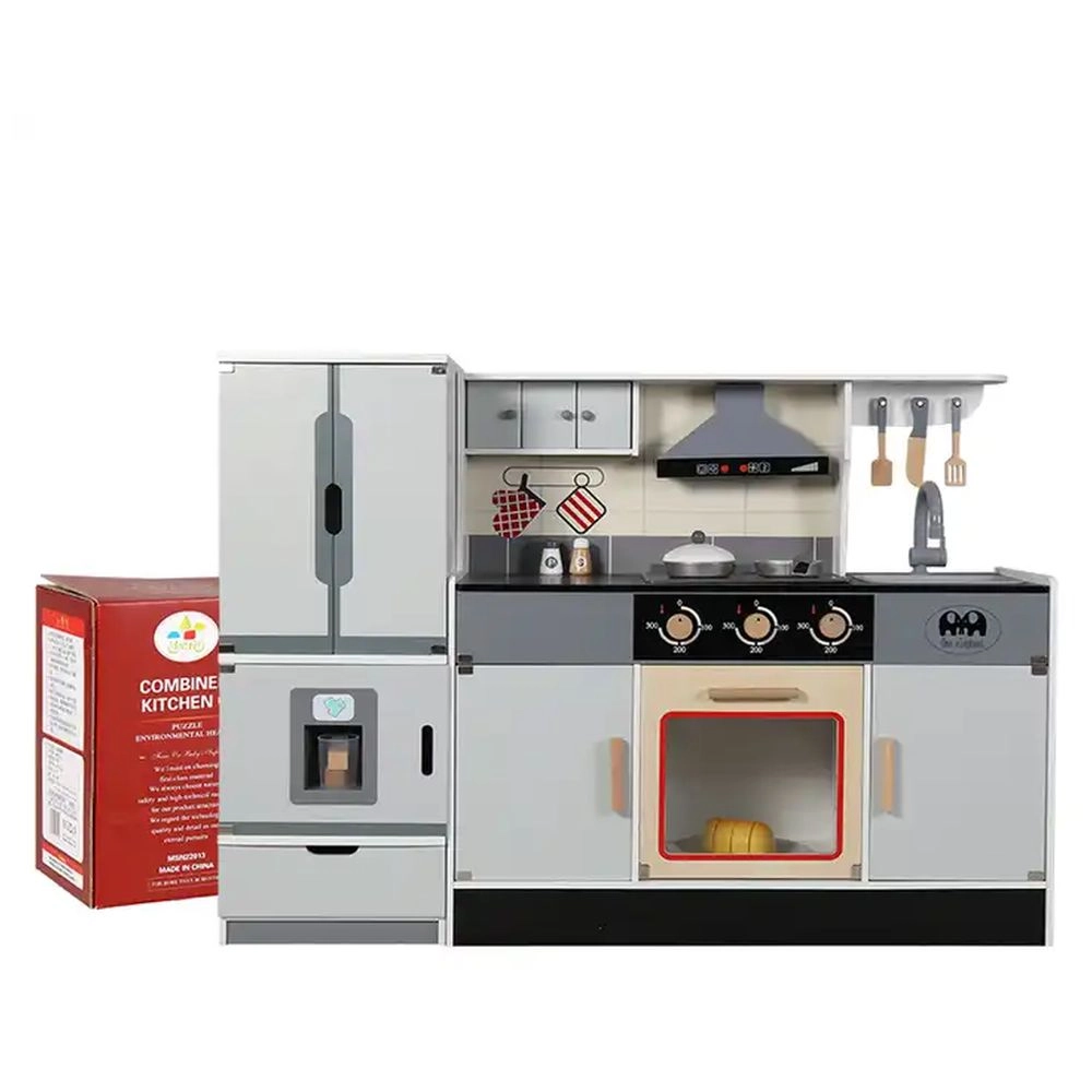 Kids Wooden Toy Kitchen Play Set (5551007-MSN22013)