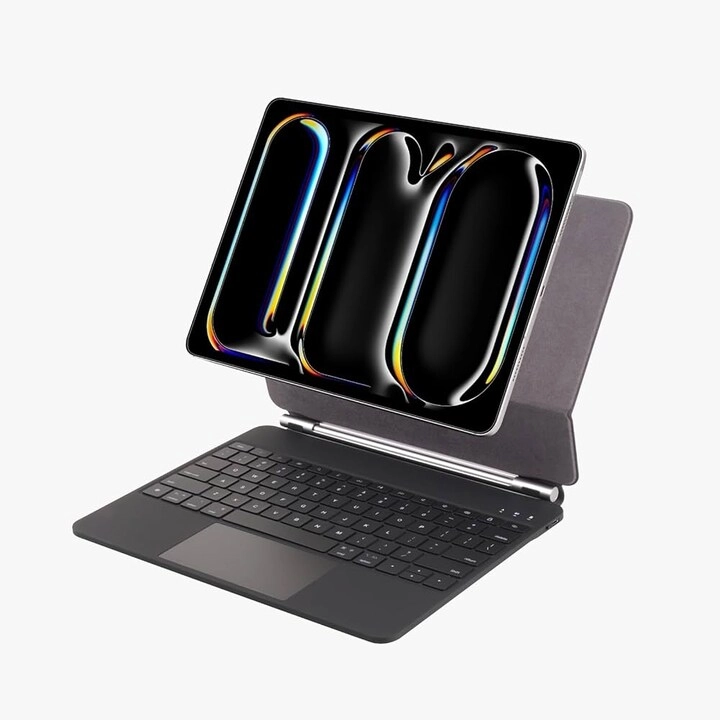E SMART ELECTRONICS Magic Keyboard Case - for iPad Pro 13” Pencil Holder Backlight