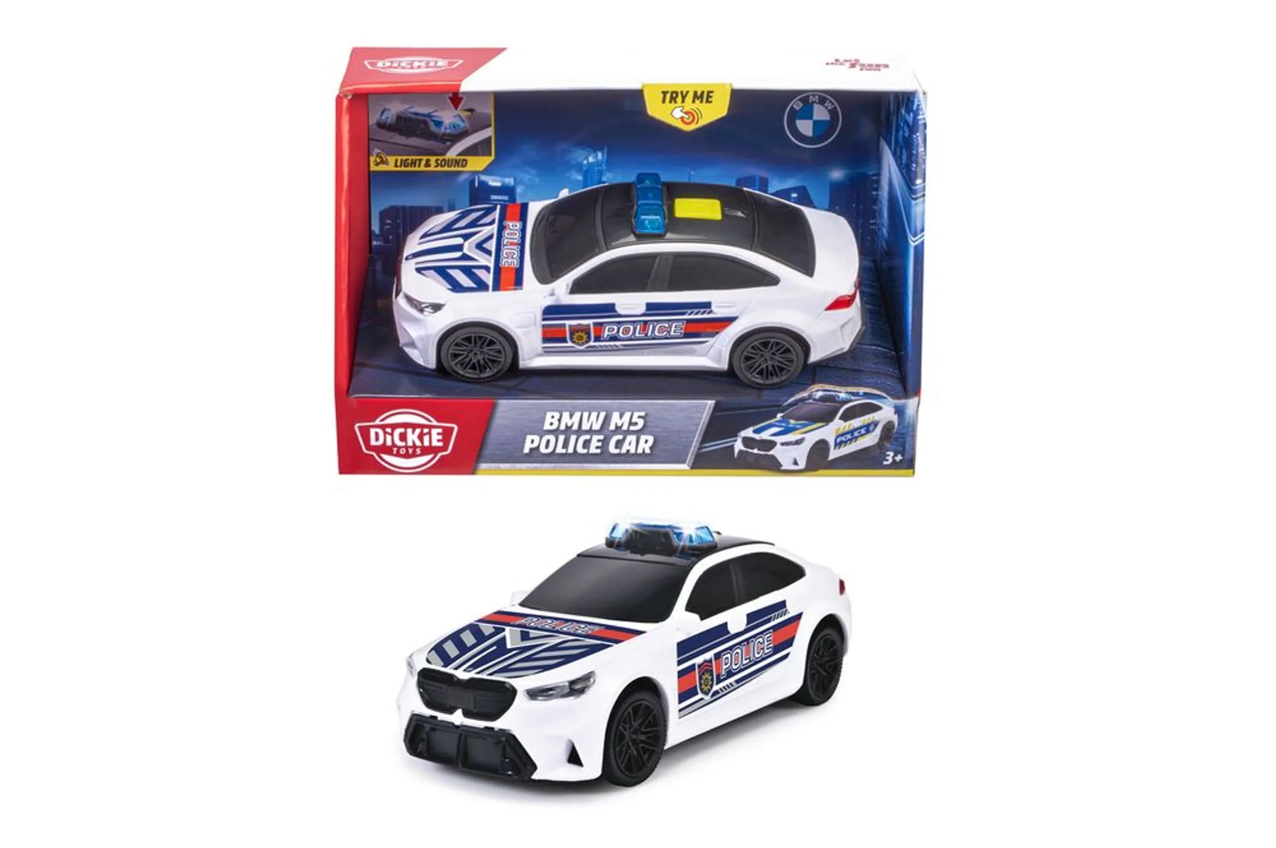 Dickie BMW M5 Police Car - 1:36