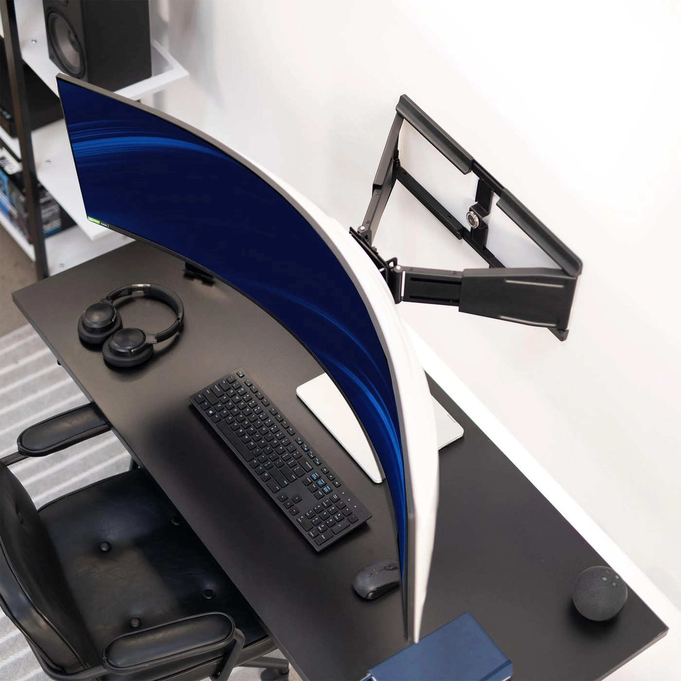 Telescoping Ultrawide Monitor Wall Mount - 49 inch 44 lbs