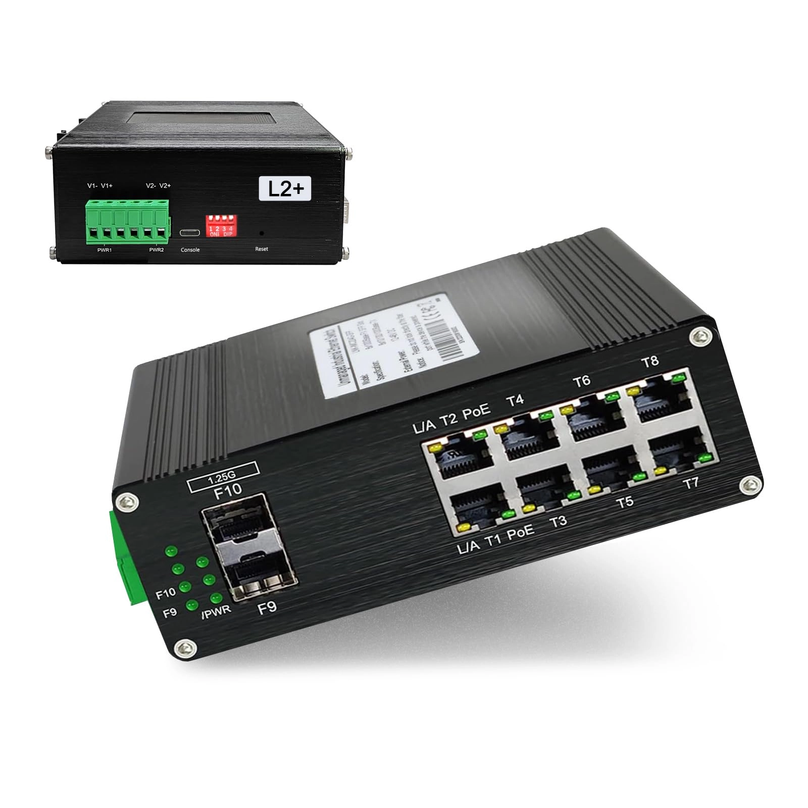 Managed 8PoE+2SFP -2.5G 10-ports