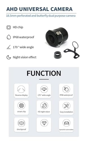 Rear View Parking Camera - Night Vision Wire