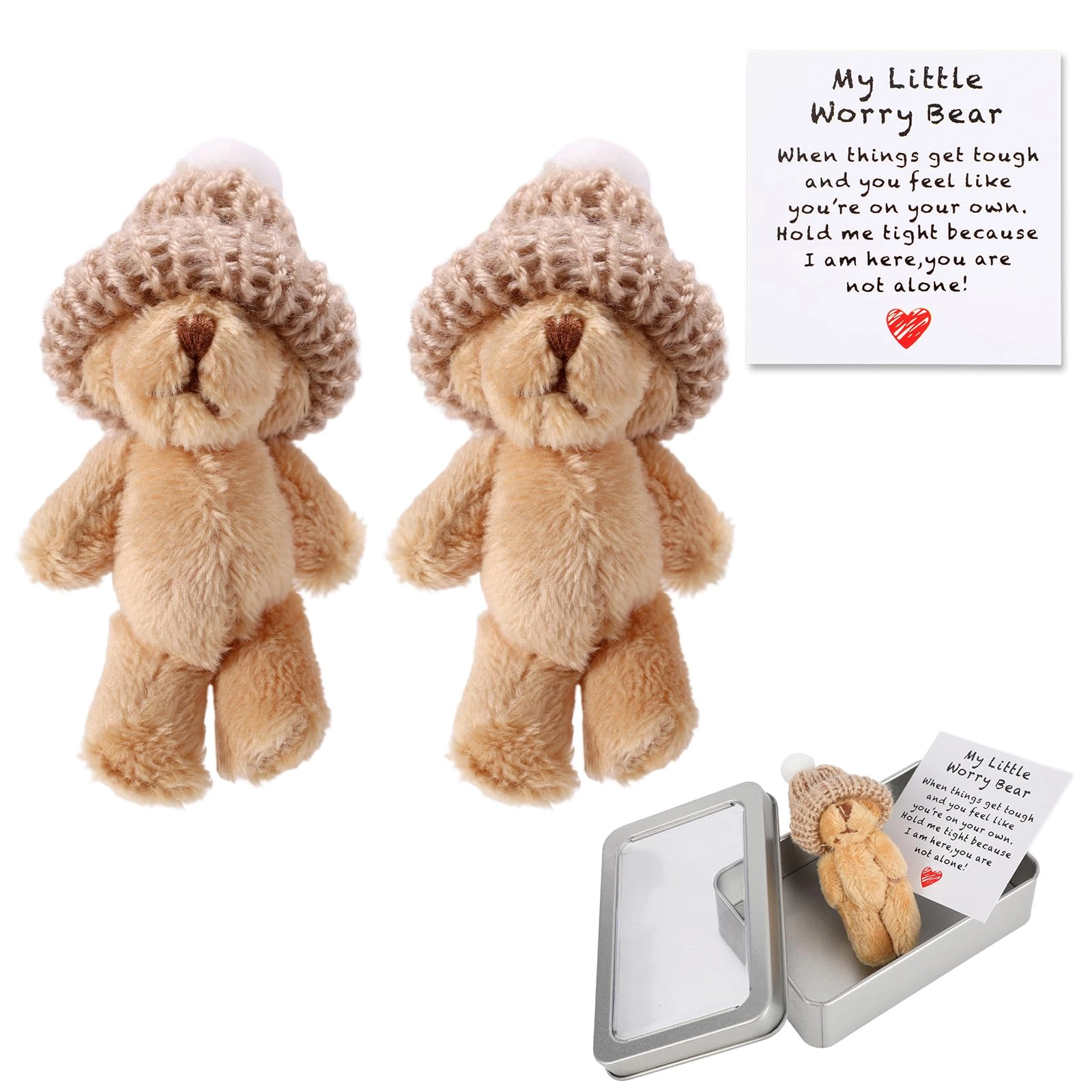 TOYMIS Mini Bear - 9 cm Brown