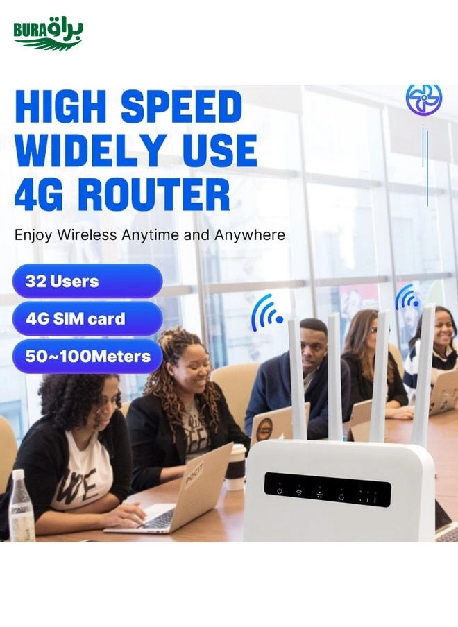 4G CPE WiFi6 Plug-in Wireless Router