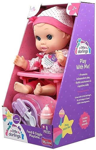 Feed & Giggle Playtime - 12 Inches Sound Feature 8-Piece Feeding Set Ages 2+