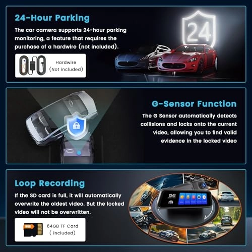 4K Rckspiegel Kamera