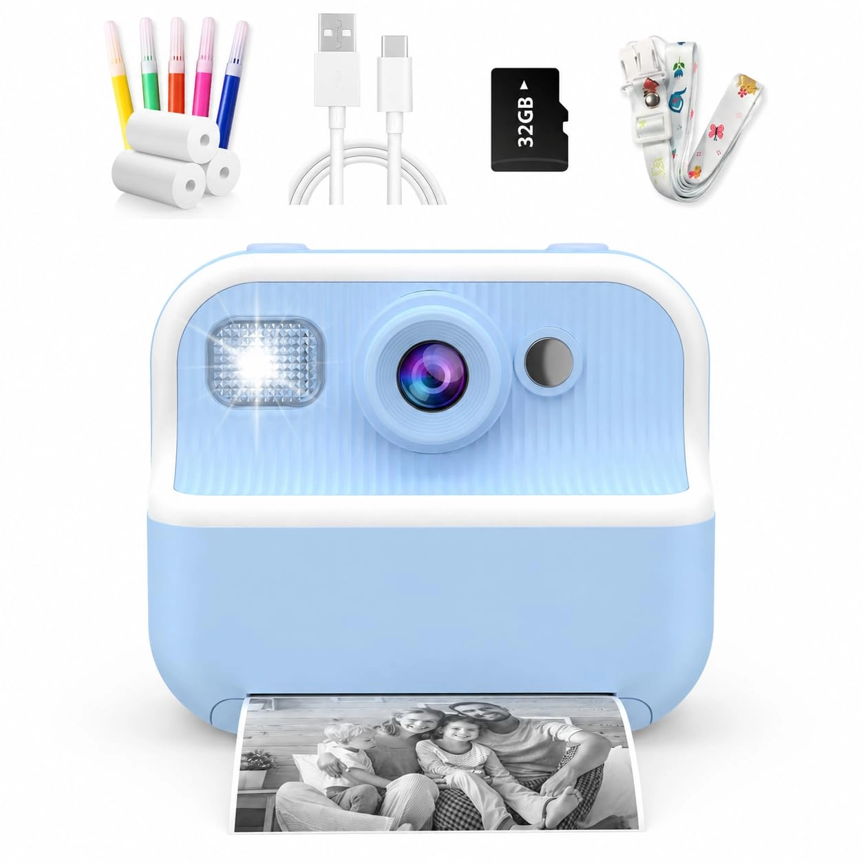 zeyange Z339 - Instant Print 1080p 2-Inch Screen