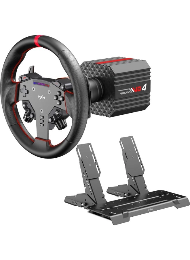 PXN VD4 Racing Wheel & Pedals - PC Bundle