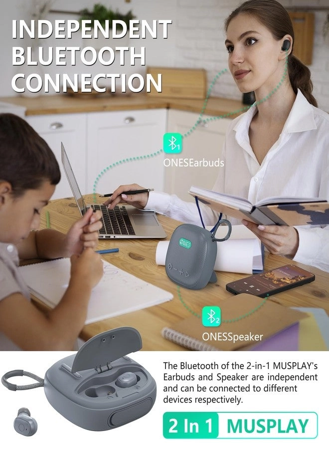 MusPlay - Wireless 2-in-1 Earbuds