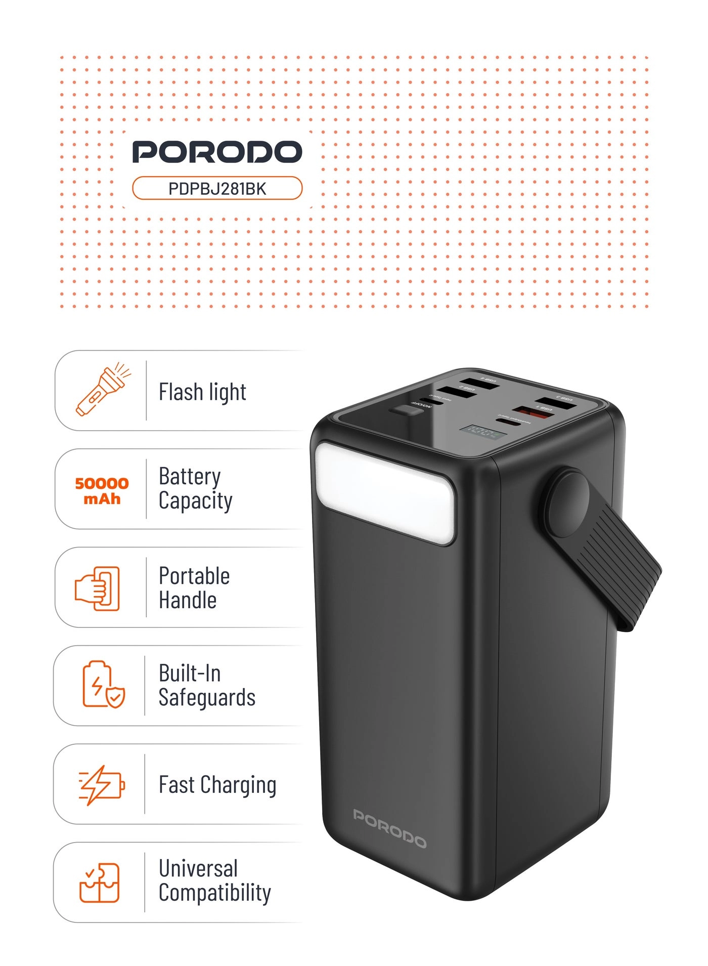 LARA - 50000mAh 20W Fast charging