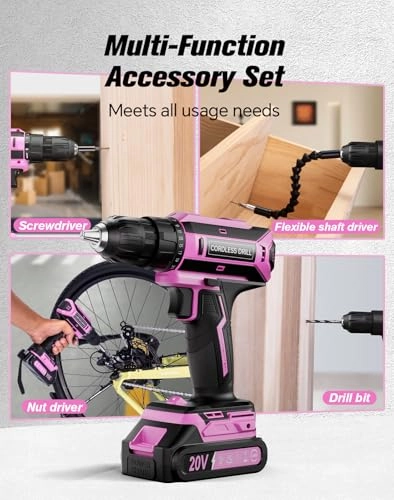 Cordless Drill Set - 20 Volts