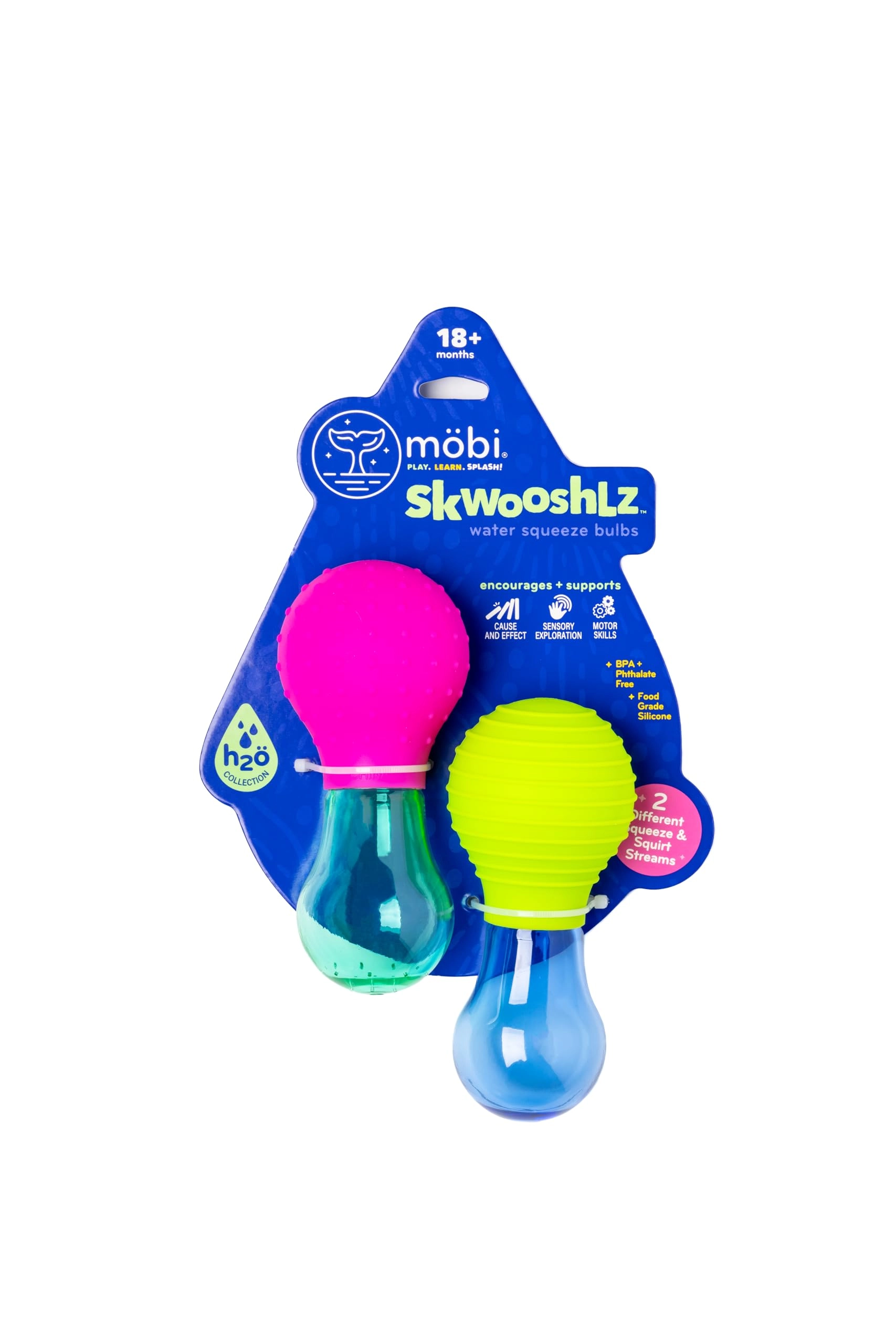 MOBI Skwooshlz - Water Squeeze Bulbs Silicone Pack of 2