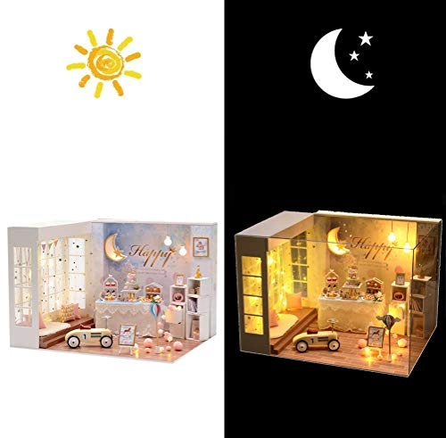 3D Miniature Dollhouse Kit - Sunshine Flower House 1:12