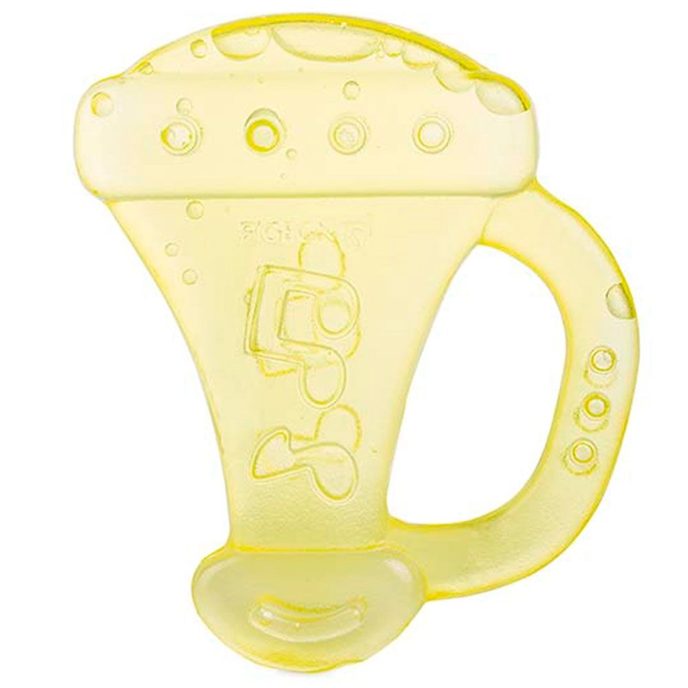 Pigeon Cooling Teether - Trumpet - 3 Months Yellow