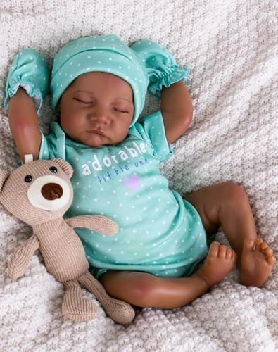 Aori Reborn Baby Doll - 18-inch Black Ages 3+