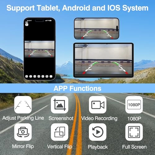 Magnetic Solar WiFi Hitch Camera - Night Vision Wireless 1080P