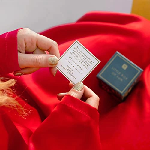 Christmas Trivia Quiz Questions & Charades - 60x Mistletoe Box