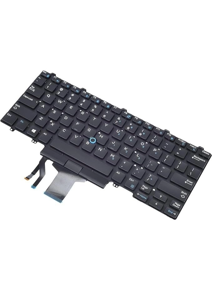 Replacement Backlight Keyboard - E5450 E5470 E7450 E7470 5480 5490 5491 7480 7490 US Layout