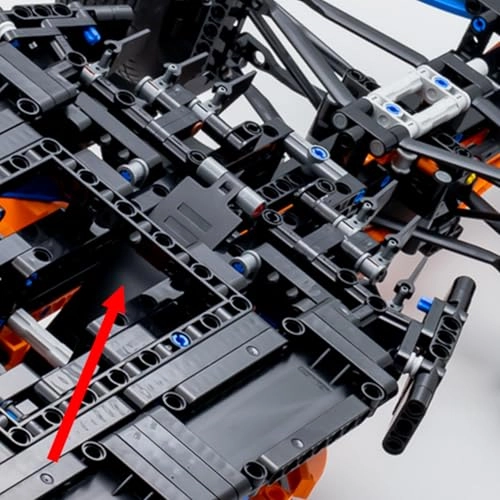 Wall Mount Compatible for Lego - Made in France Plastic