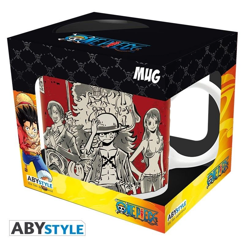 One Piece Luffy'S Crew Subli Mug - Japanese Style - 320 ml