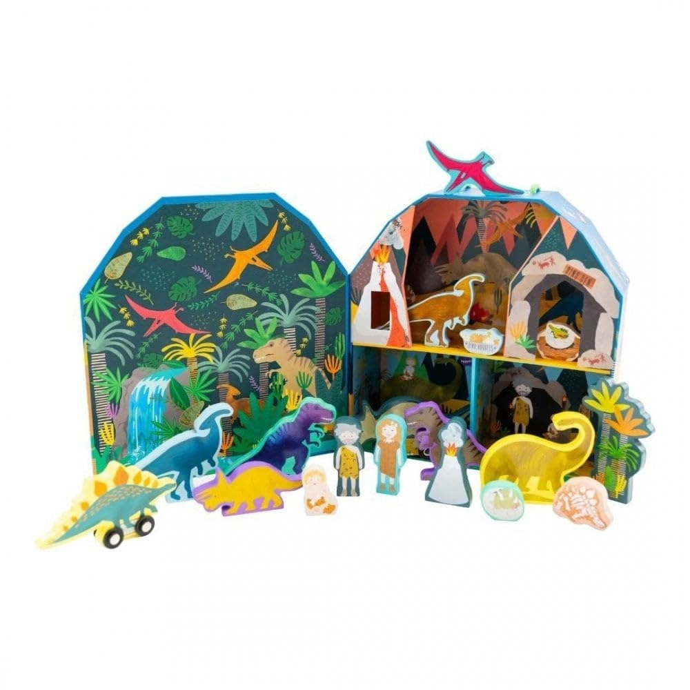 Floss & Rock Dino Kids Playbox - 36 months - 5 years 18 pieces