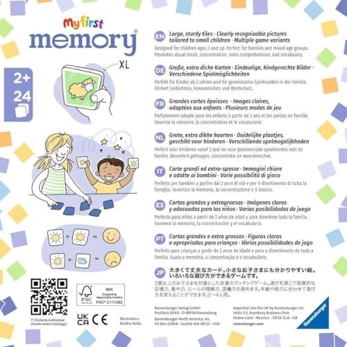 My First Memory Game Favourite Things - 24 months and up 24 pieces