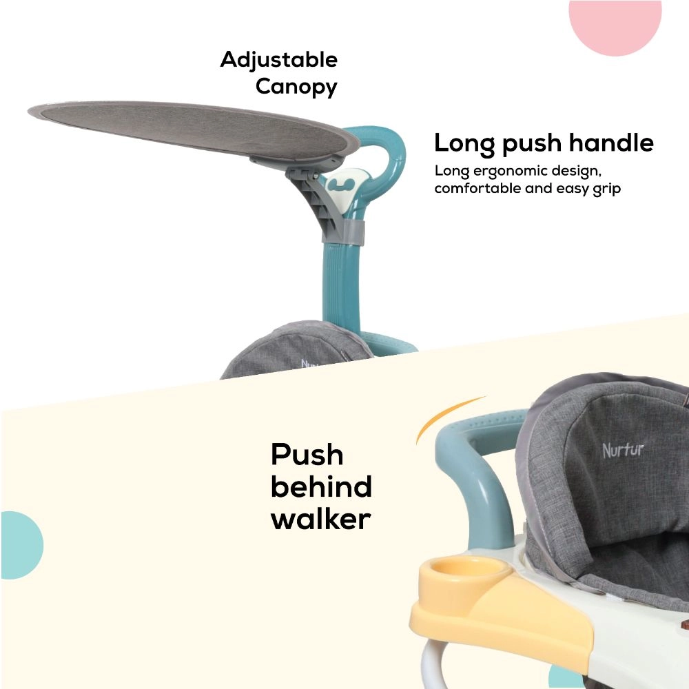 2-In-1 Baby Walker - 15kg 6-18 months