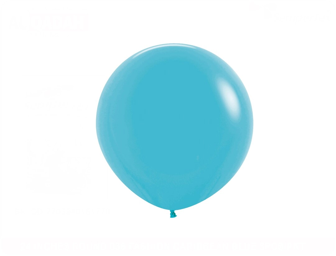 Sempertex 100g Latex Balloons - Caribbean Blue