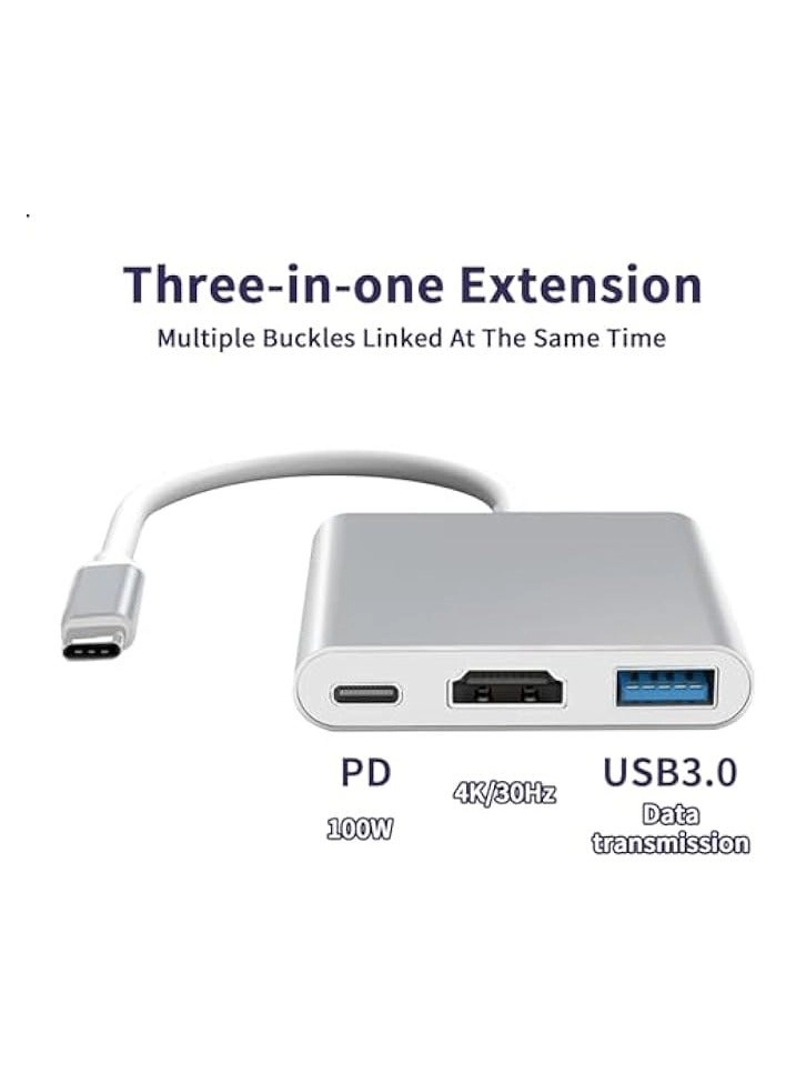 USB-C Hub - HDMI VGA 100W PD
