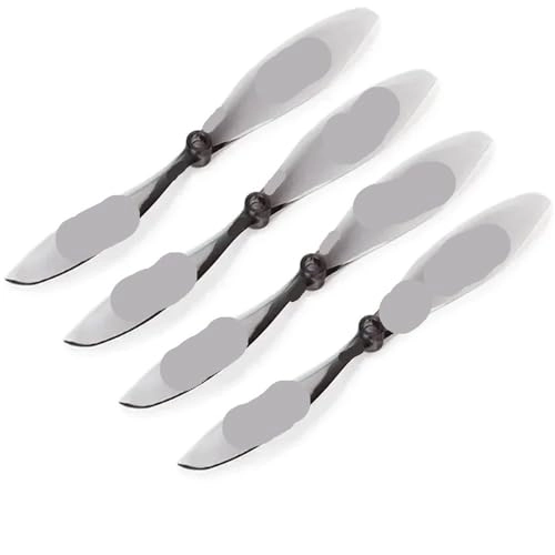 3-Blade Propellers - 4 Pairs 1.5 mm Clear Grey