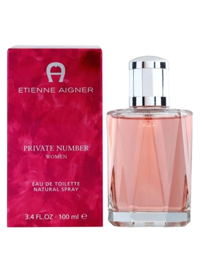 Private Number Eau de Toilette 2x100ml Pack