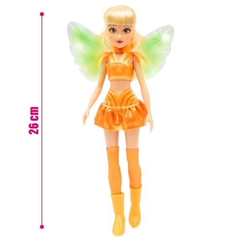 Stella Articulated Doll - Luminous Wings 26 cm Ages 3+